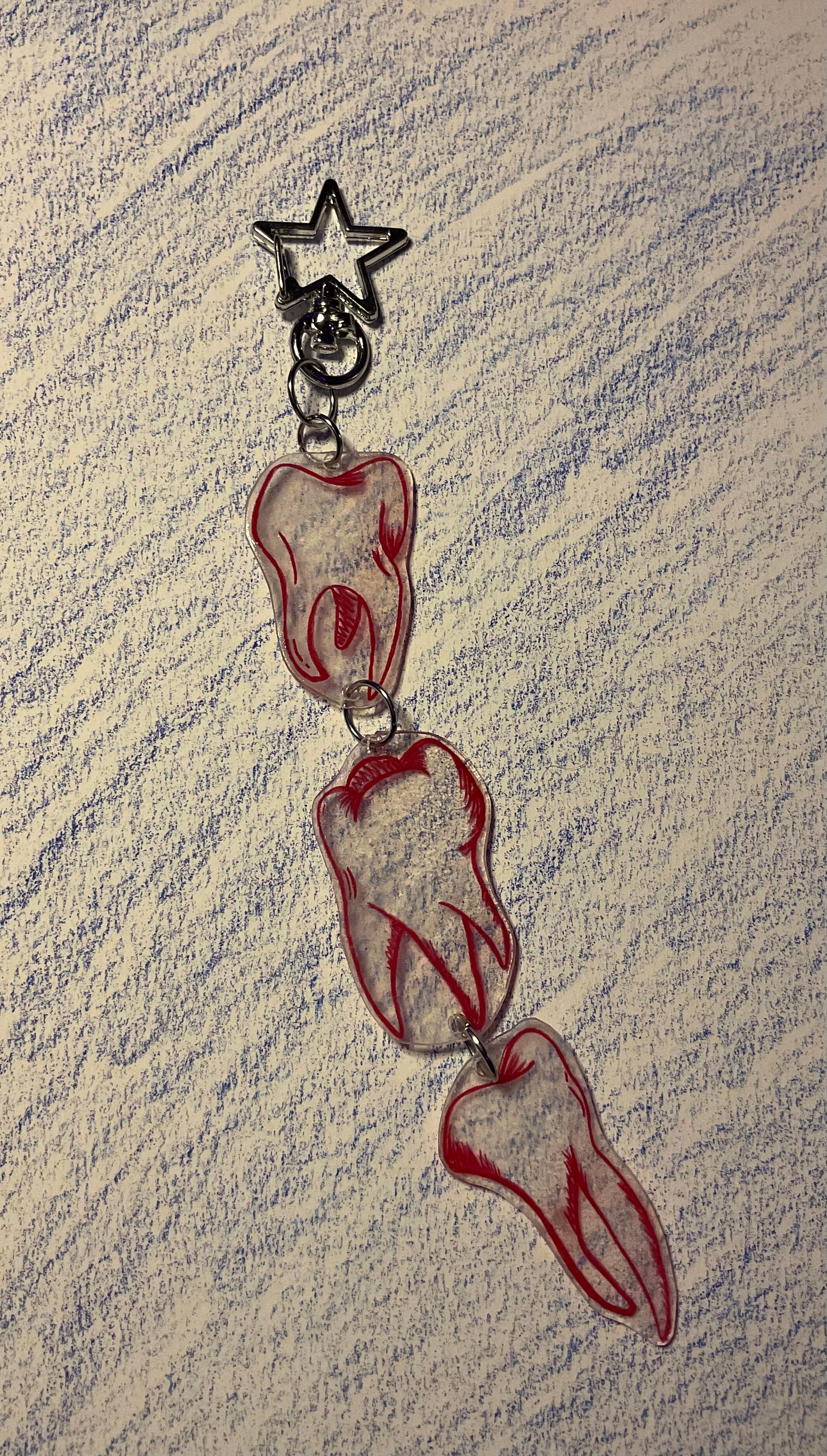 Tooth Keychain